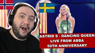 Astrid S - Dancing Queen (Live from ABBA 50th anniversary) Utlendings Reaksjon 🇳🇴🇸🇪 Nordic REACTION