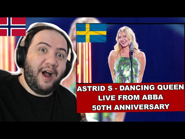 Astrid S - Dancing Queen (Live from ABBA 50th anniversary) Utlendings Reaksjon 🇳🇴🇸🇪 Nordic REACTION class=