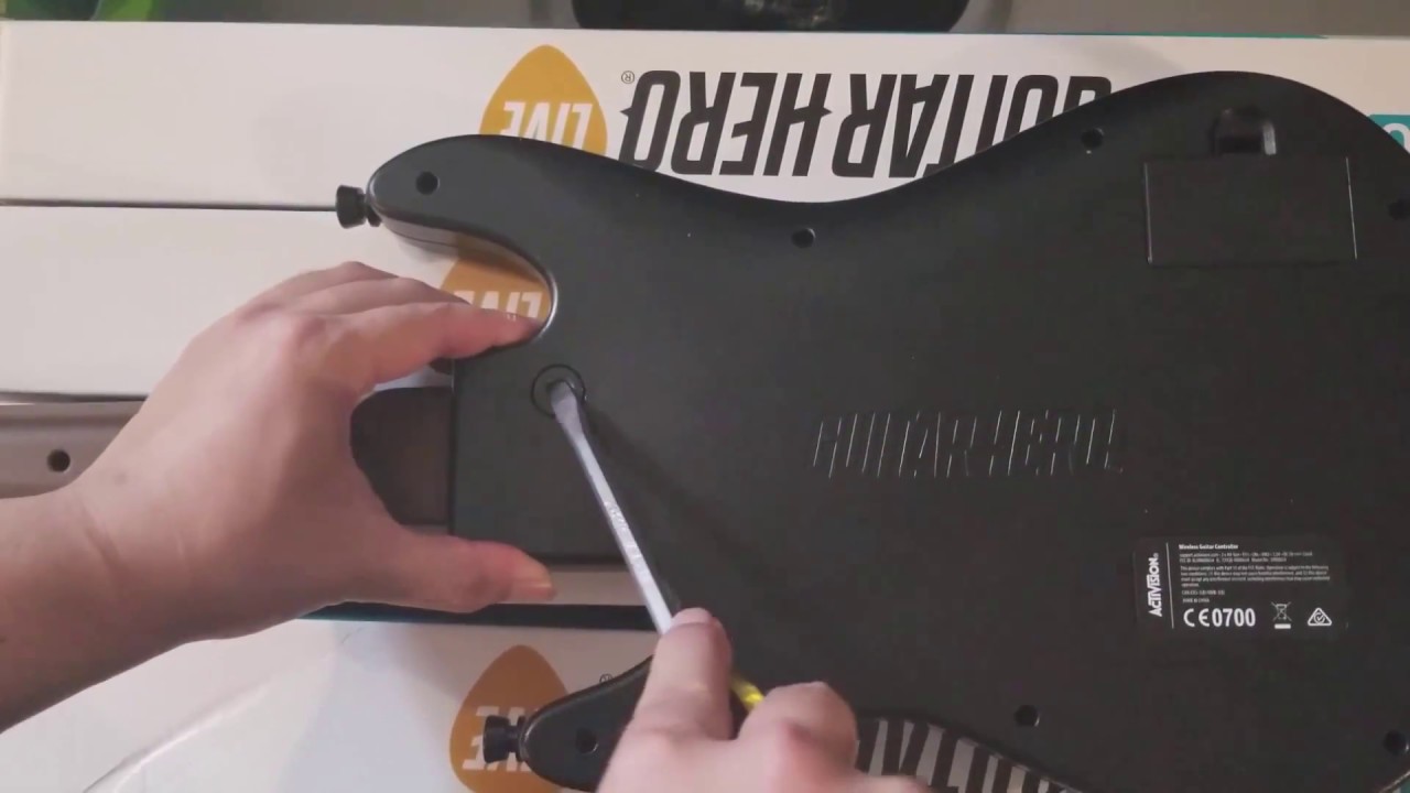 How To Remove Guitar Neck From The Body Guitar Hero Live YouTube