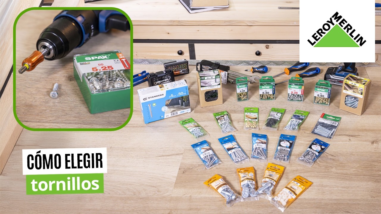 Guía para elegir el tornillo correcto | LEROY MERLIN