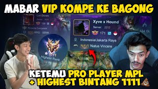 Download Lagu MABAR VIP PAKE ID GLOBAL LEADERBOARD KE BAGONG, KETEMU RRQ + NAVI MPL CUY MP3