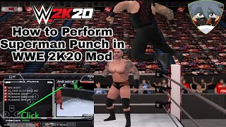 How to Make/Perform Perfect Superman Punch in WWE 2K20 Android Mod | SR | Gamernafz 2.0 screenshot 3
