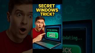 Update All Windows Apps in 1 Click! 😱 Secret Trick Revealed #windows #tech #shorts #technology