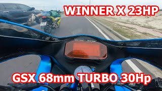 Winner X độ cực mạnh đi Nha Trang cùng GSX R150 Turbo