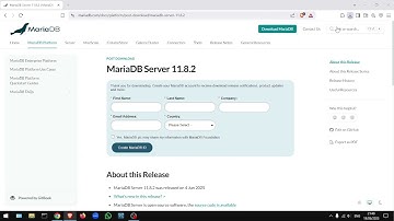 Install MariaDB 11.8 On Windows 10