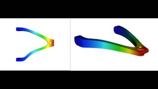 Shape optimization of a 3D suspension arm with X-FEM and Level Set