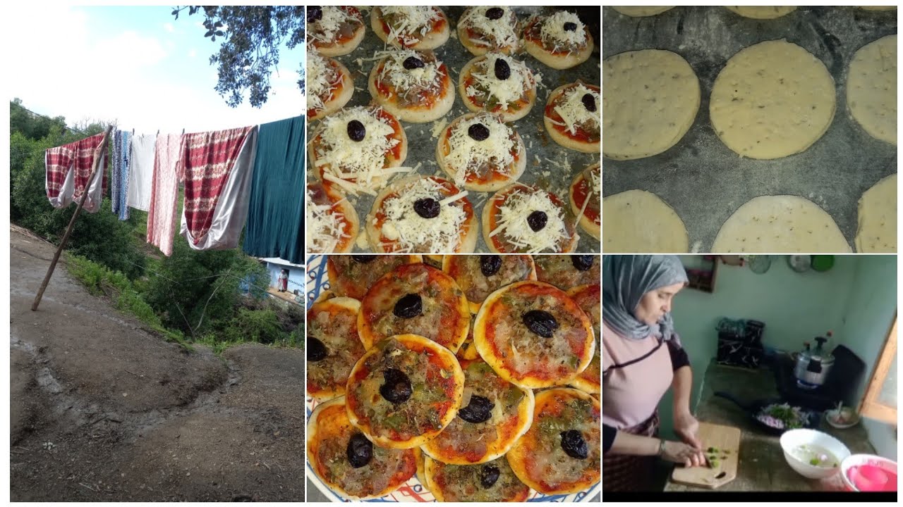 تبعوا معي النهار ديالي صبنت الحوايج وجدت معكم البيتزا🌙🍕🤲