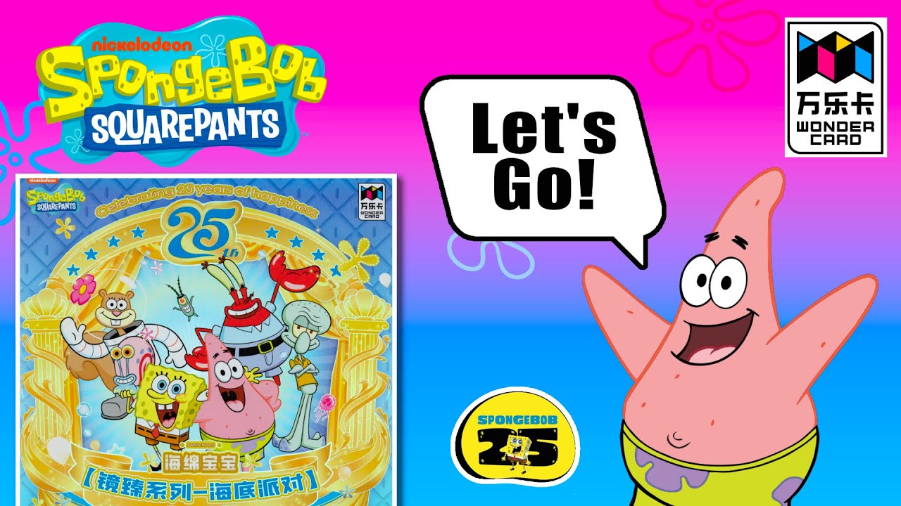 Lets Go! Hunting For Rare Spongebob Card From Wonder Card