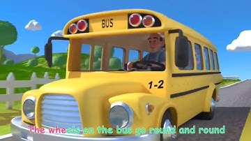 Wheels On The Bus No119  COCOMELON! FAST RANDOM REPEATER OVERLAY! Mash Up Video & Sound FX INVERT2