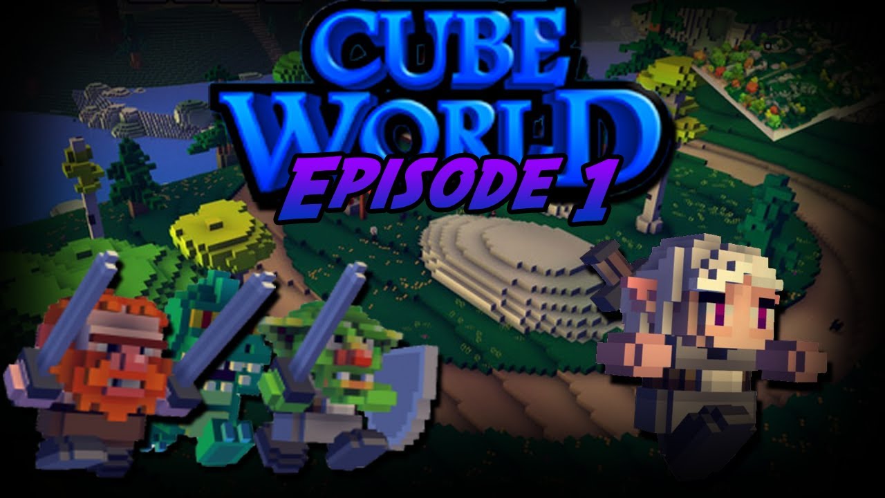 The Misadventures Of Cube World - Episode 1: Learning The Game - YouTube