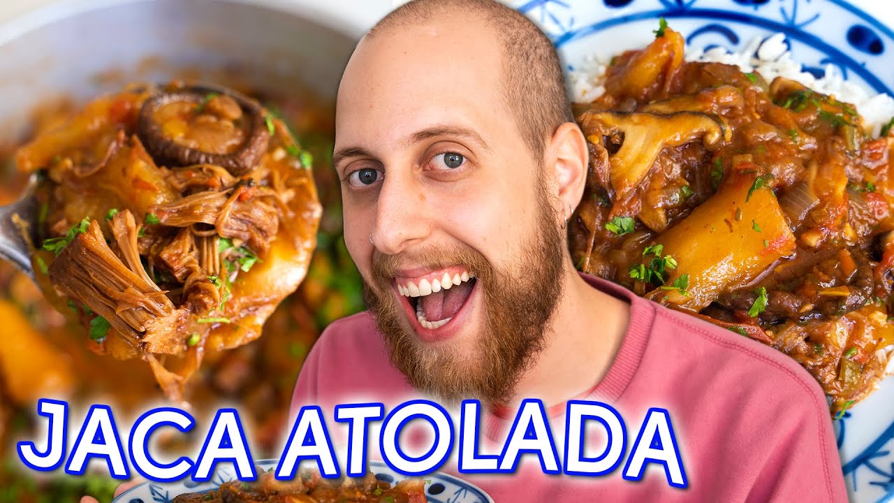 Fiz VACA ATOLADA VEGANA com JACA!!! (Sabor Incrível)