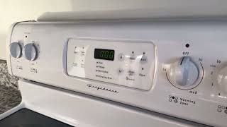 Frigidaire FEFL64DSC Stove | Timer