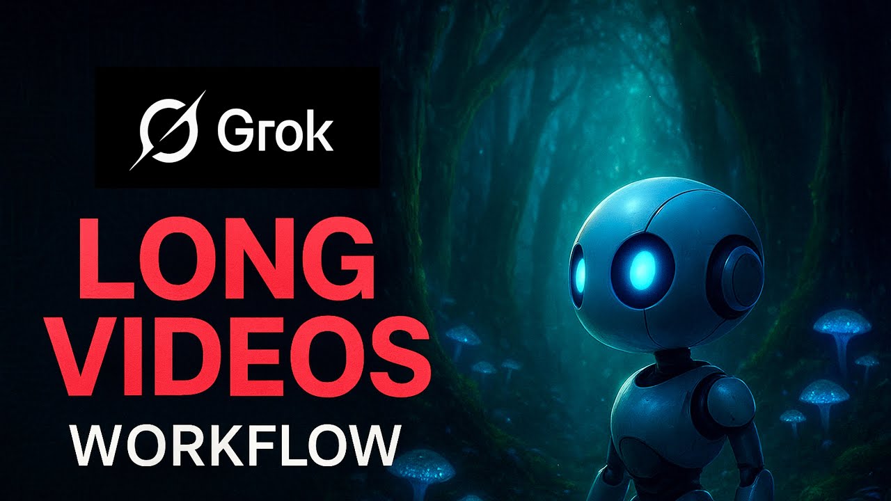 How I Made a Long YouTube Video Using Only Free Grok Video Generator ...
