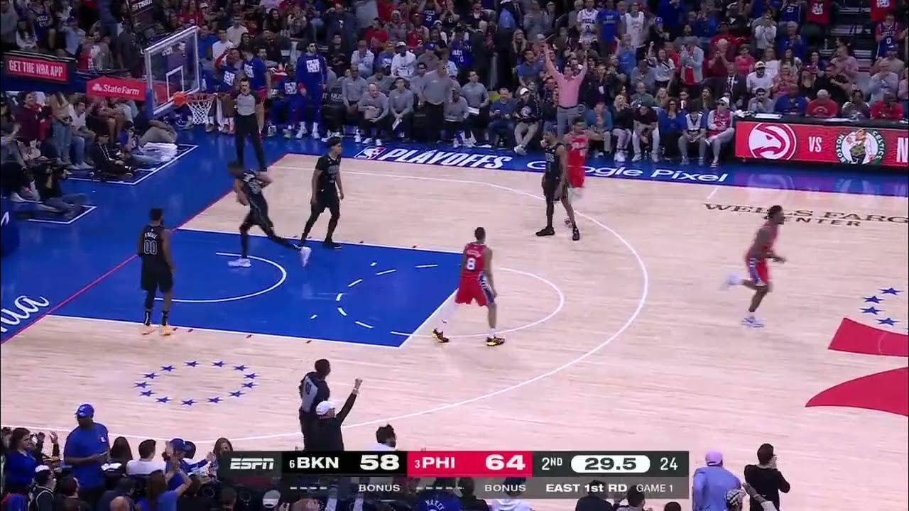 James Harden has FIVE threes before halftime 🤩 YouTube