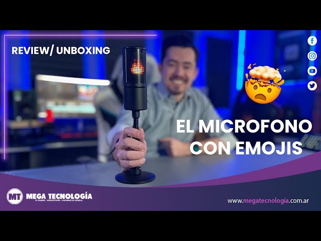 Microfono Razer - Seiren wired Con pantalla de emoticones