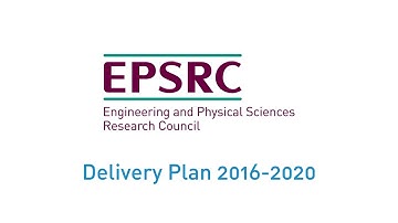 EPSRC Delivery Plan 2016-2020