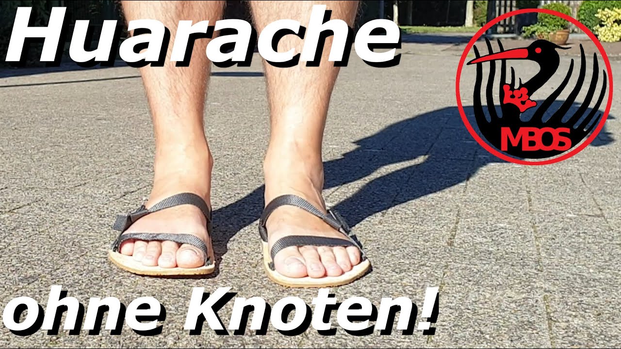 Update DIY: Huarache / Barfuß Sandalen mal anders