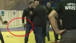 Вооруженные выходцы из Чечни подрались на ЧР по вольной борьбе Вооруженные выходцы из Чечни подрались на ЧР по вольной борьбе