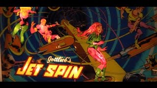 1977 Gottlieb JET SPIN pinball machine