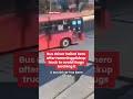A bus driver has been hailed as a "hero"