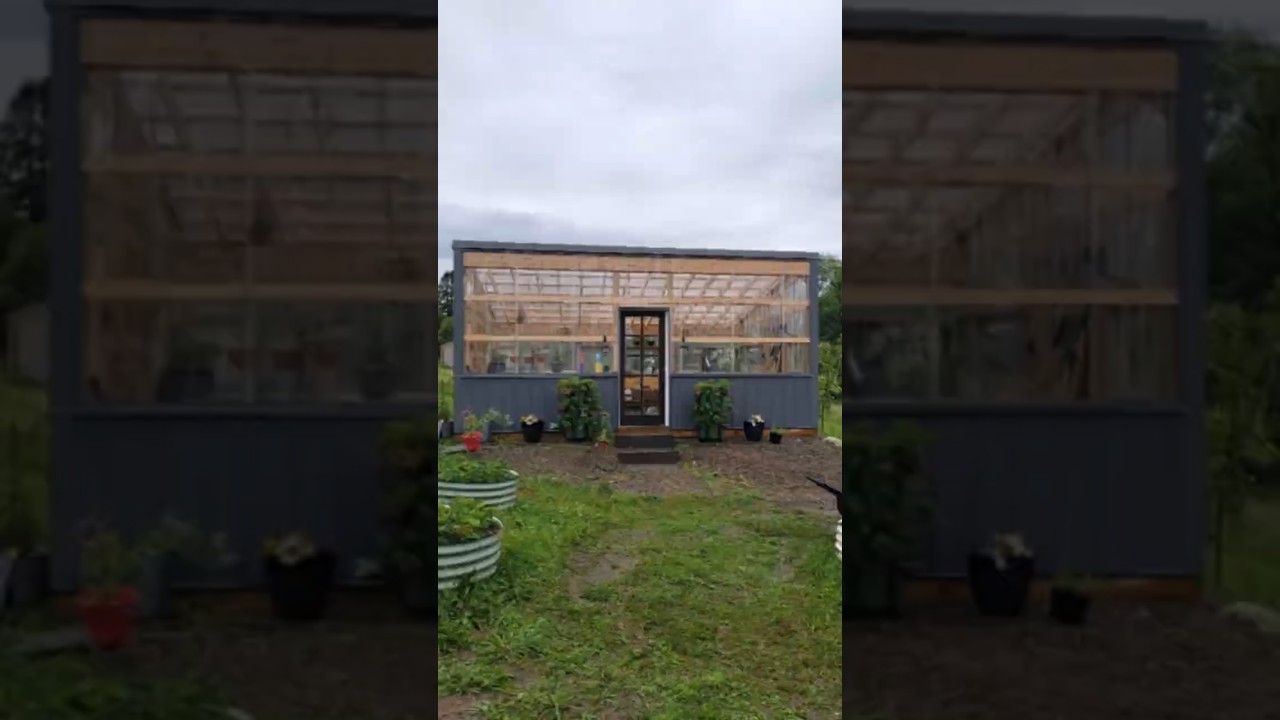 Rain Catchment For Our Greenhouse. #raincatchment #Greenhouse #thecookfamilyhomestead