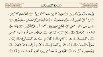 سورة الطارق مكررة 7 مرات الشيخ سعد الغامدي   Saad Al-Ghamdi - altaariq