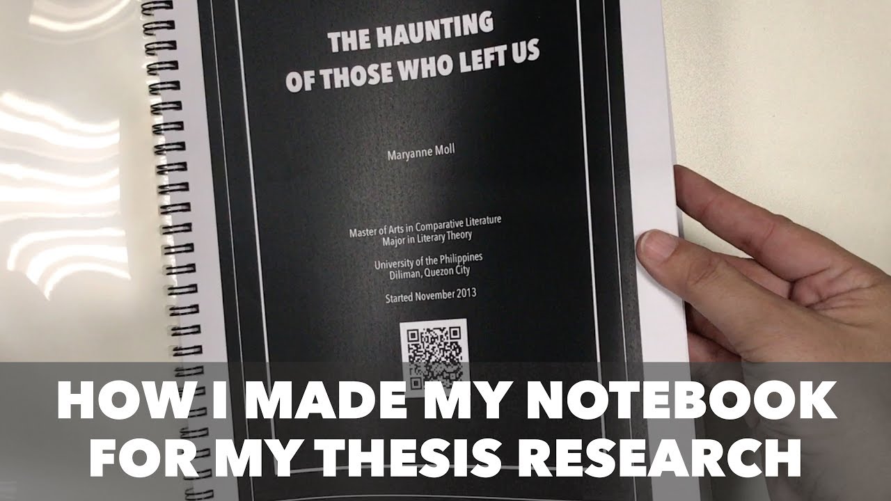 phd research notebook
