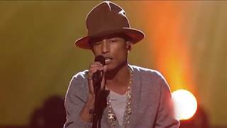 Pharrell Williams &amp; Brad Paisley  -  Here Comes The Sun (Tribute to The Beatles, 2014),  HQ audio