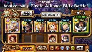 [OPTC] 10th anniversary Roger Blitz (only luffy, x13.12 points, READ DESCRIPTION)