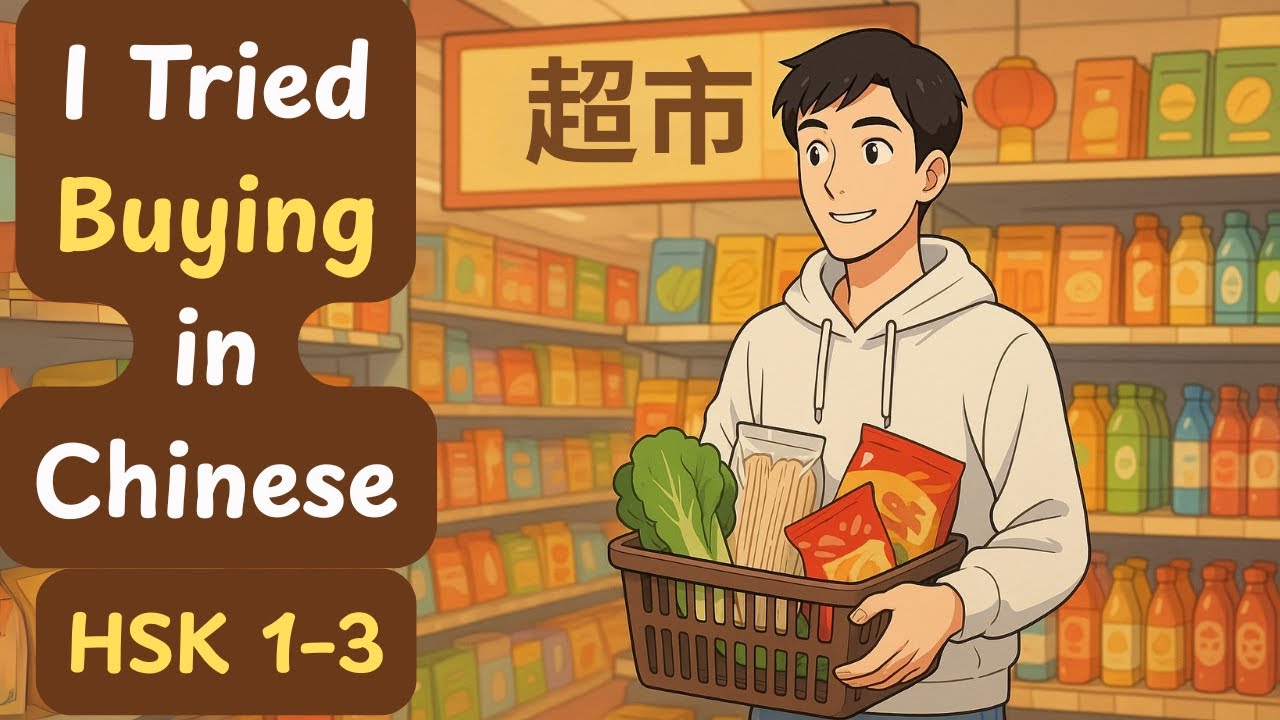 At the Chinese Supermarket | 在中国超市 - Zài Zhōngguó chāoshì | Easy Chinese | HSK 1- 3