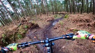 Eastrige / Snail beach - Mtb - Topography & un named trail - Very wet - Hardtail - GoPro.