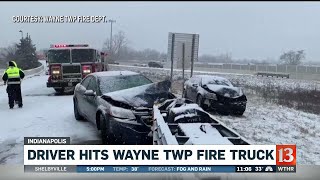 Wayne Township Firefighter hurt
