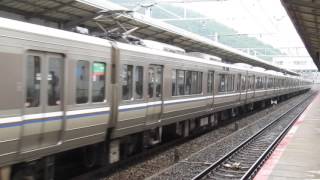 JR西日本 223系2000番台+225系0番台 新快速 近江塩津行き 山科駅　20170627