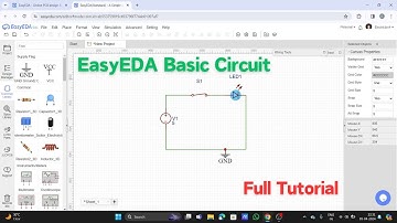 easyeda basic circuit simulation | how to use easyeda || #easyeda #simulation #simulator #youtube