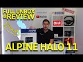 Alpine halo 11  ilxf115d  full uk unboxing review demo  runthrough massive 11 screen