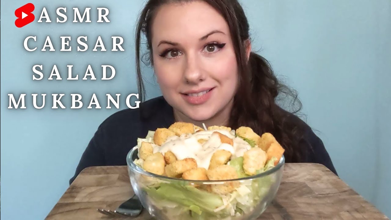 ASMR CAESAR SALAD MUKBANG 먹방 