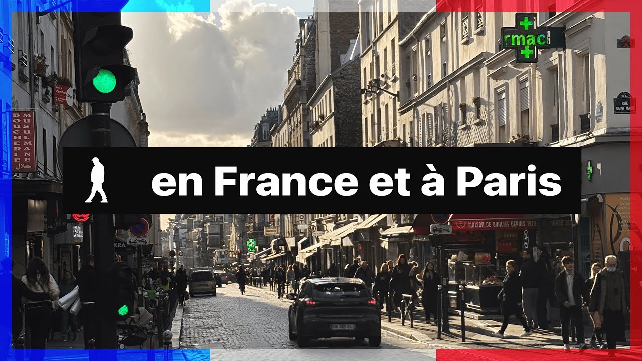 Paris Walking Tour | From Belleville to Notre-Dame – Hidden Gems & Architecture Highlights (4K)