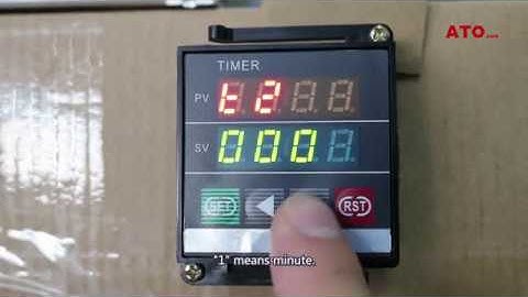 How to use digital timer relay