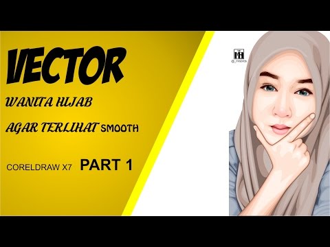 vector wanita hijab agar terlihat smooth part #1 vector wanita hijab agar terlihat smooth part #1
