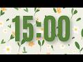 15-Minute Flower Background | Bible Verse Countdown Timer | Verse Of The Day
