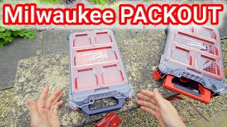 Milwaukee Packout Compact and Compact Slim organisers 4943