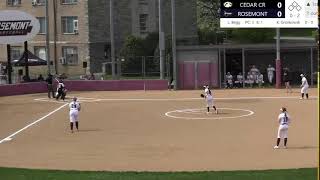 Rosemont Softball vs. Cedar Crest College (DH) screenshot 5