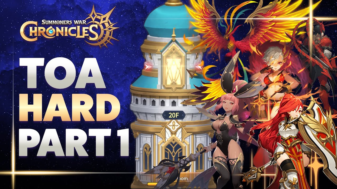 Walkthrough - Trial of Ascension - Hard - Part 1 | Summoners War: Chronicles