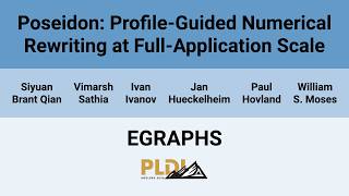 [EGRAPHS'26] Poseidon: Profile-Guided Numerical Rewriting at Full-Application Scale