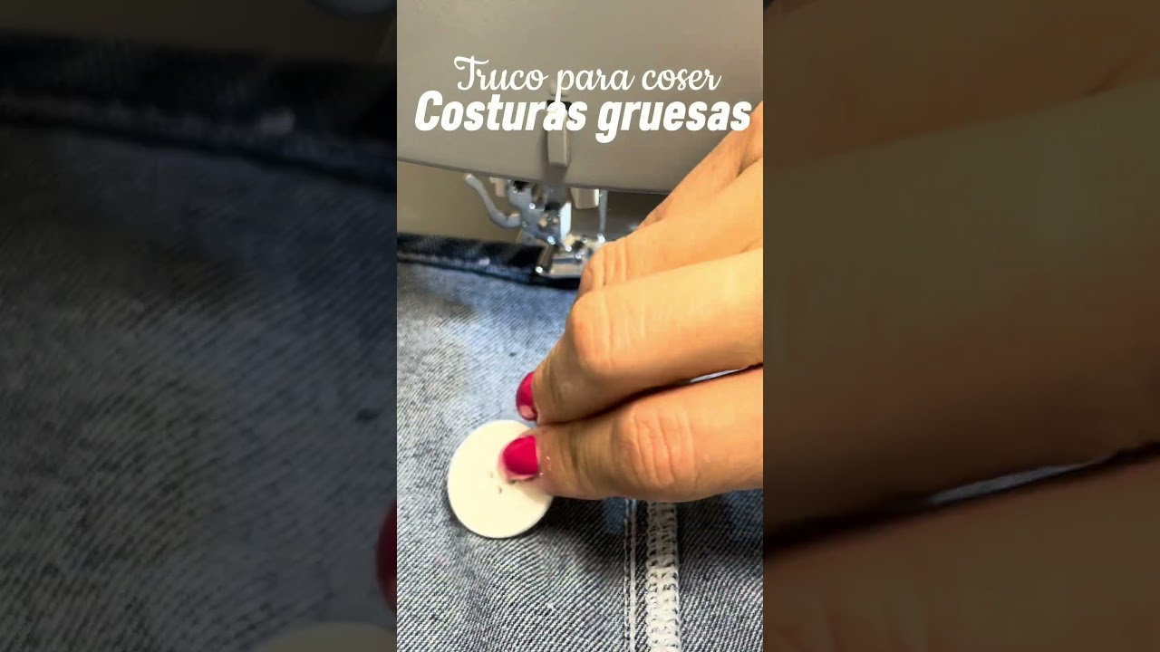 Técnica para costuras gruesas #costura