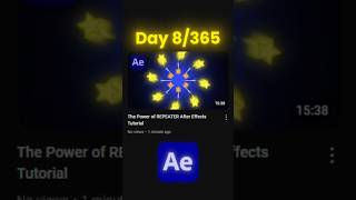 Day 8 Repeater #aftereffect #aftereffectstutorial #animation #repeater #shapes