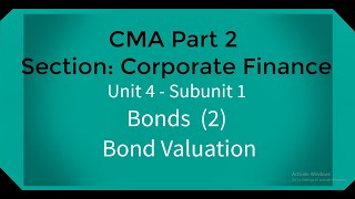 CMA part 2 Lec.  11 Unit 4 Subunit 1 Bond (2)