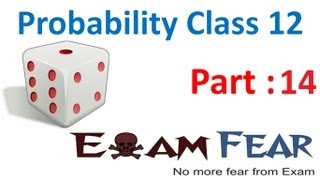 Maths Probability part 14 (Independent Events : Examples) CBSE Mathematics XII 12