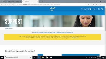 Intel NUC Windows 10 Drivers Install