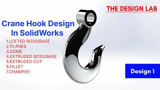 Design Crane hook using SolidWorks